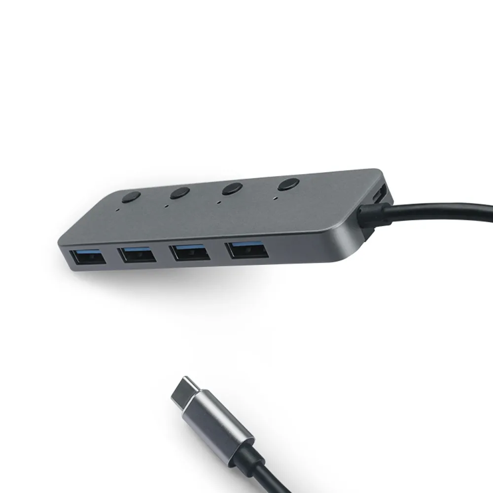 External USB 3.0 hub with multiple downstream ports