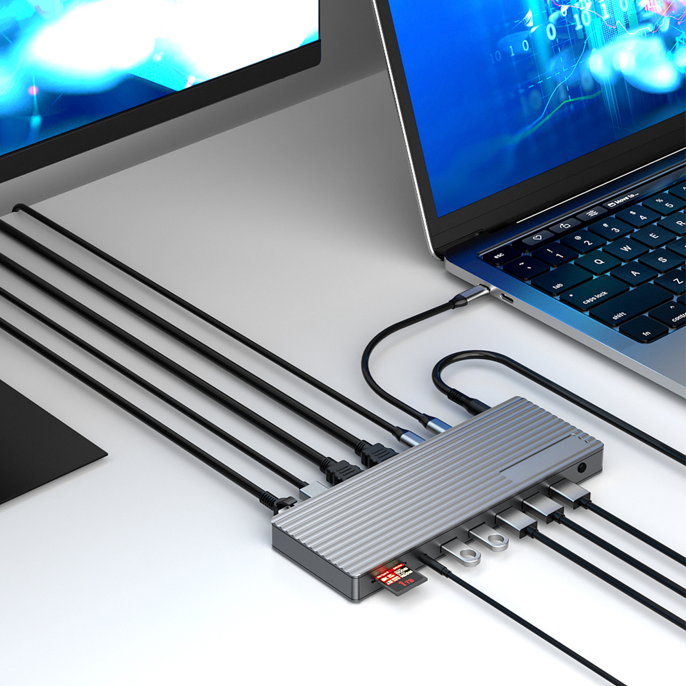 14 in 1 thunderbolt docking station