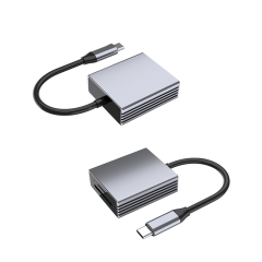 SD+TF 2-in-1 USB4.0 card reader