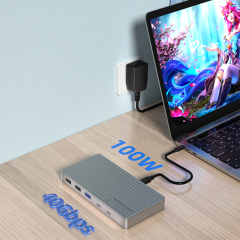 11 in 1 thunderblot 3 USB C docking station