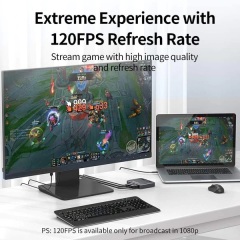 4K 60Hz HDMI Input/Loopout Type-C External Video Capture Card