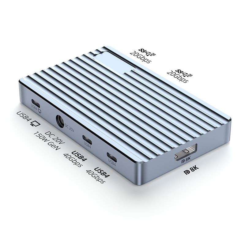 USB4系统结构的多级连接方式