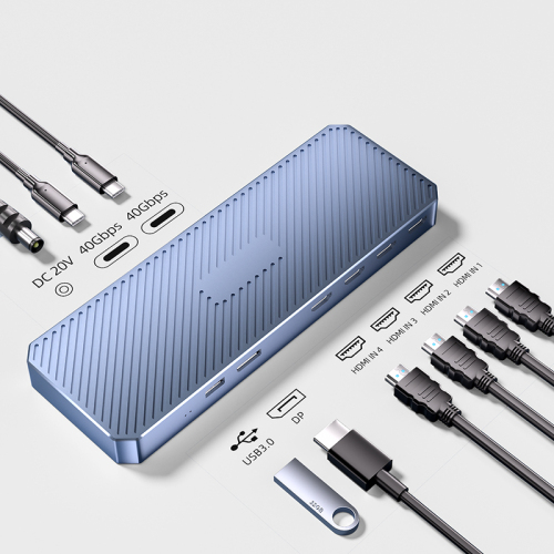 9 in 1 thunderbolt3 docking station +HDMI video capture card