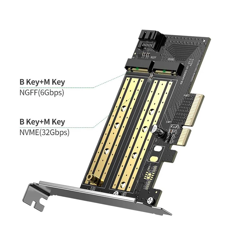 M.2 NVME to PCI Express 4.0 x1 Adapter Card
