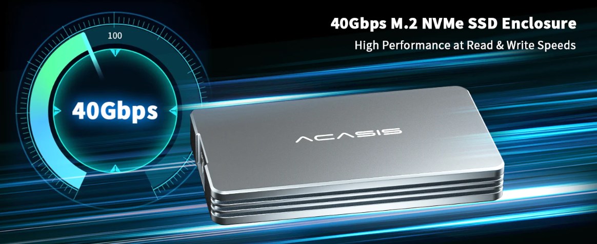 acasis 40Gbps M.2 NVMe SSD Enclosure