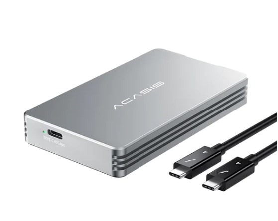 Acasis USB 4 Thunderbolt 3/4 40Gbps M.2 NVMe SSD Enclosure