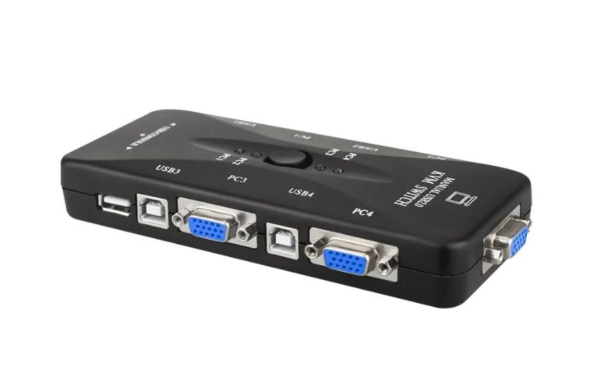 USB2.0 high-speed 4-port KVM switch solution