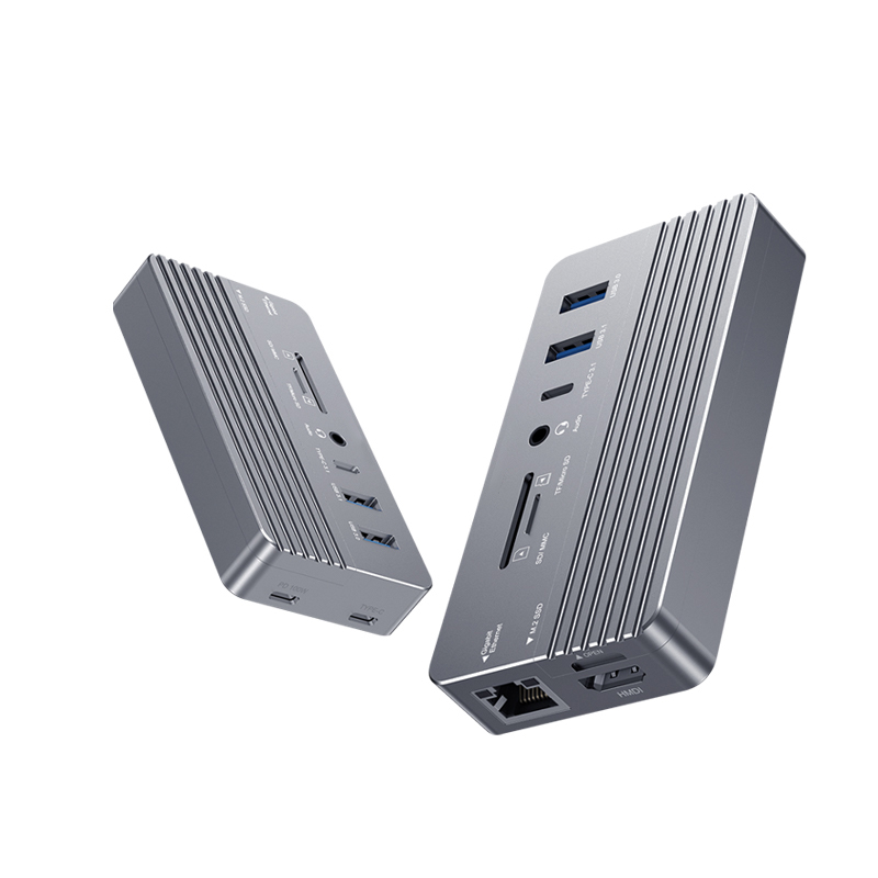 40Gbps M.2 NVMe Thunderbolt 3/4 USB 4 SSD Hard Drive Enclosure Chip Solution