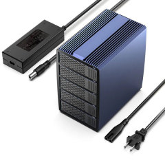 5 Bay External Array 2.5/3.5 Inch USB to SATA HDD RAID Case