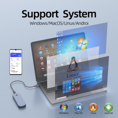 Fingerprint lock 10Gbps USB C M.2 SSD Enclosure