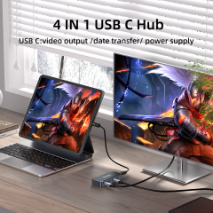 Full-function 4 in 1 USB C Hub