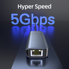 USB A/C to Ethernet Adapter 5Gbps Gigabit Ethernet Network Adapter