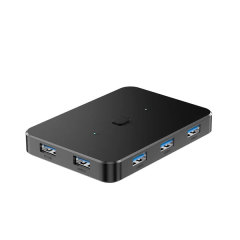 2-in-1 4K 60Hz HDMI USB 3.0 KVM Switch 2 PC Share 1 Monitor