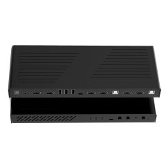 4K 60Hz HDMI 2 Monitors 2 Computers Type-C KVM Switch