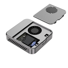 M.2 NVME SSD USB3.2 Gen2 Magnetic Hard Drive Enclosure