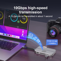 10Gbps Magnetic hub & NVME SSD Enclosure for iPhone