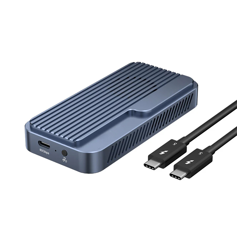 雷电 5 M.2 SSD 外置硬盘盒 80Gbps