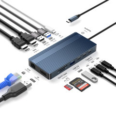 14 in 1 USB3.2 Gen2 Multifunctional Docking Station