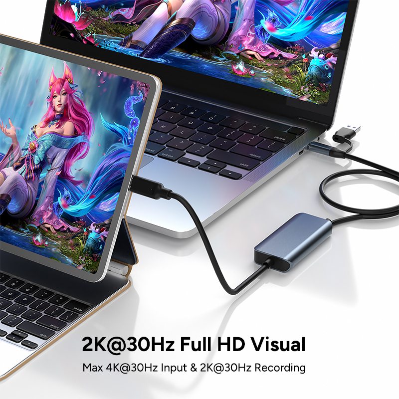 USB-C 1080P/60Hz Video Capture Card 2K30Hz