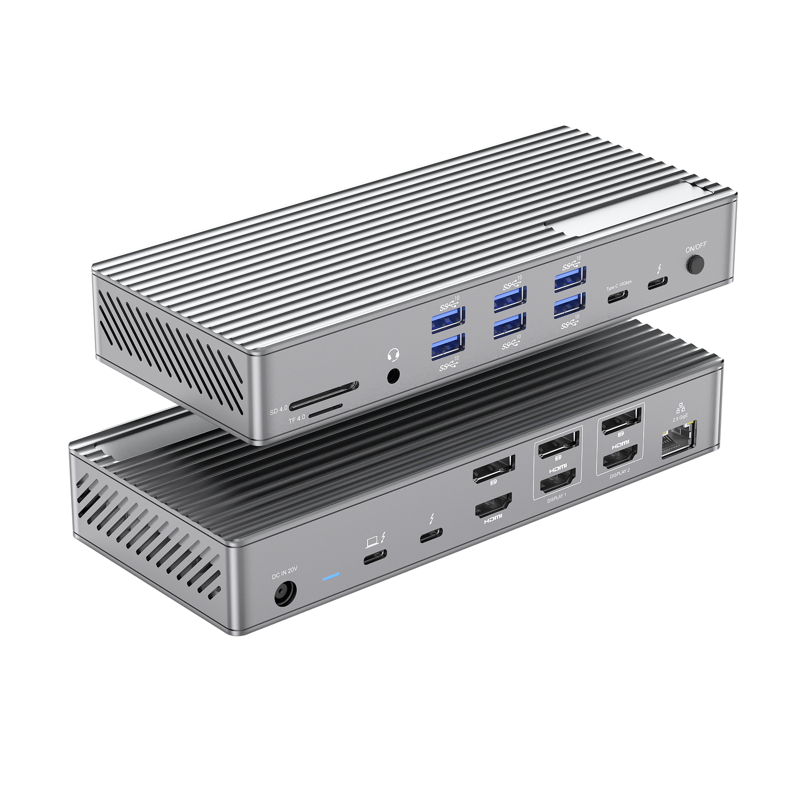 Thunderbolt 4 docking station interface illustration