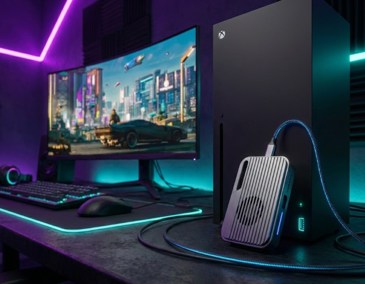 40Gbps M.2 NVMe 雷电 4 无线移动固态硬盘外壳