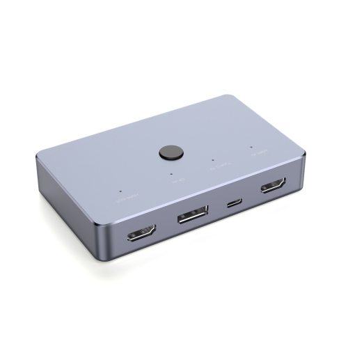 4K@60Hz Multi-Interface Video Capture Card with HDMI/DP/USB-C Inputs & Loop-out