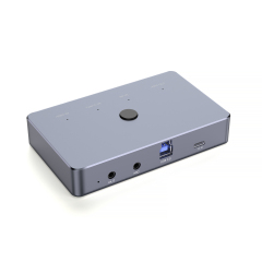 4K@60Hz Multi-Interface Video Capture Card with HDMI/DP/USB-C Inputs & Loop-out