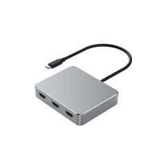 Triple 4K@60Hz HDMI USB-C Hub Mac & Win MST Support 100W PD