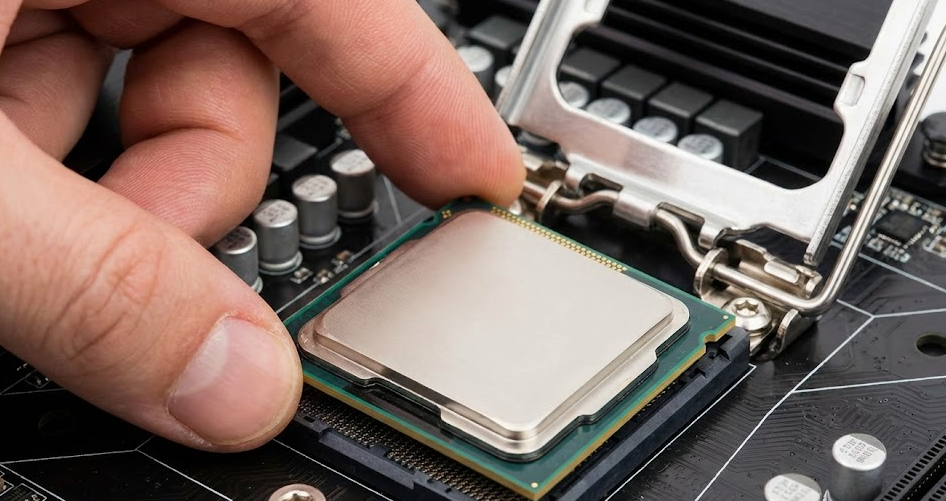 Removing the CPU without wearing anti-static gloves