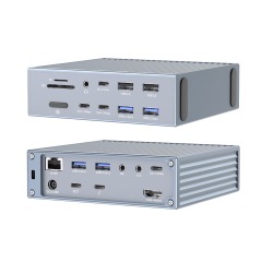 19-in-1 Thunderbolt 4 Docking Station 40Gpbs & 8K60Hz