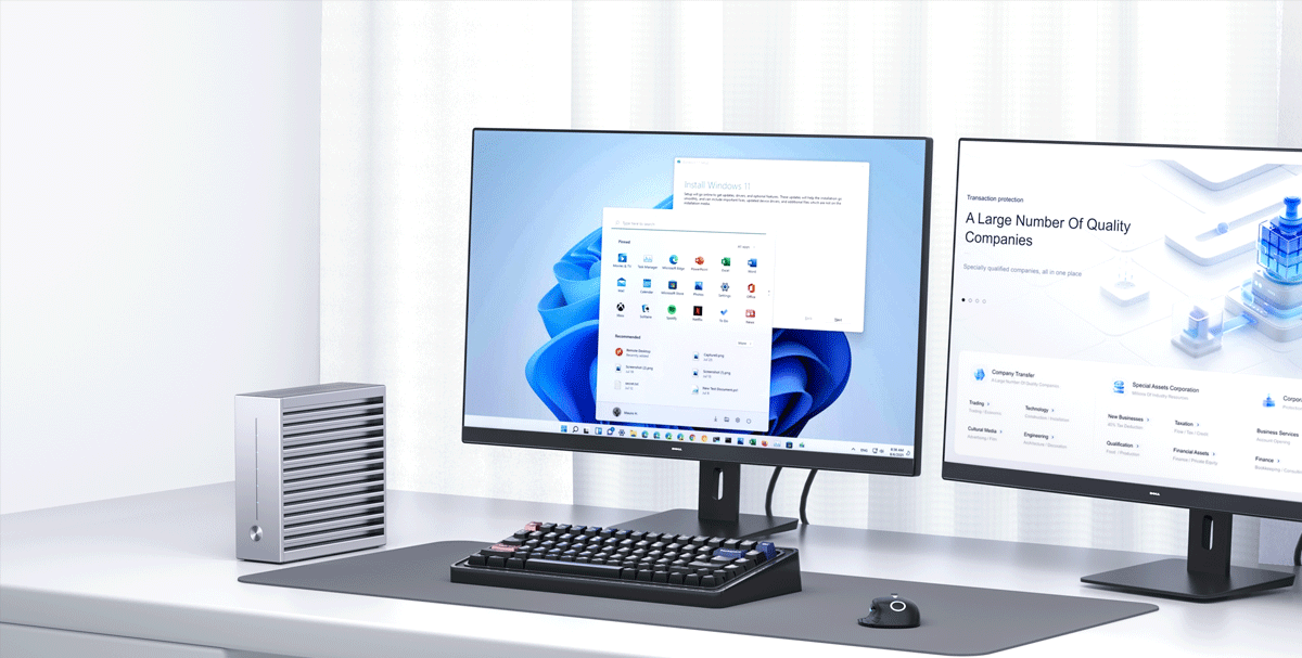 Thunderbolt 5 Hard Drive Box Display Picture