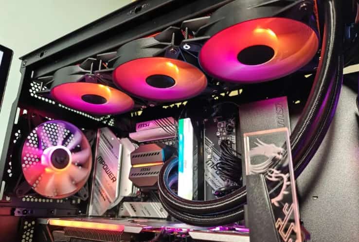 Air-cooled computer case