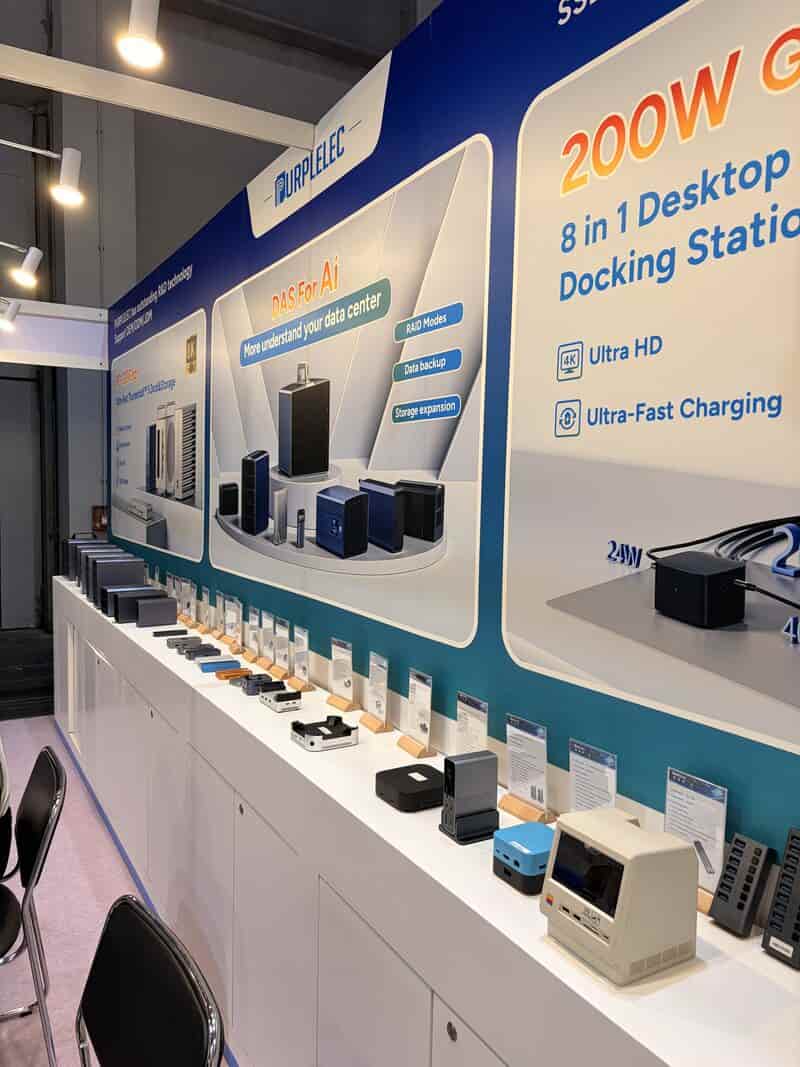 Global Sources Hong Kong Exhibition PURPLELEC Exhibited Products