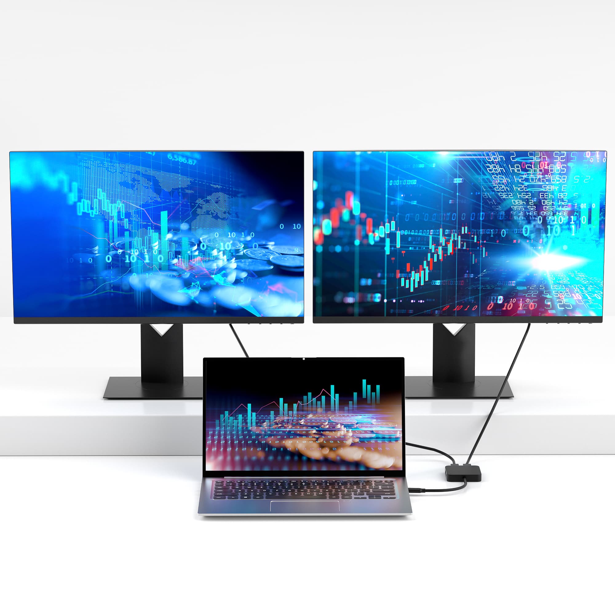 PURPLELEC 7-in-1 USB C Docking Station with Dual 4K Display Interfaces Operating Status