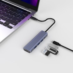 5合1 USB-C 扩展坞 4K HDMI +3口 USB3.0 + 100W PD