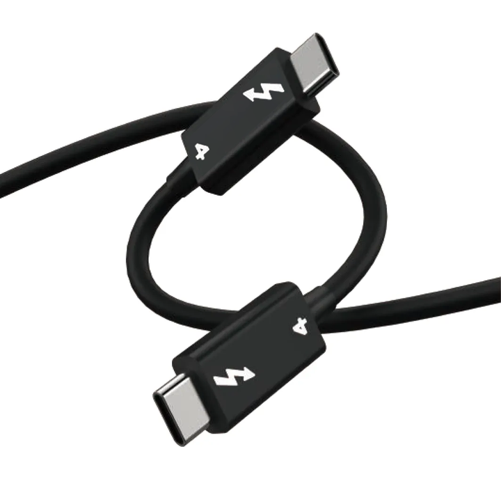 Thunderbolt-4 USB-C Cable, 40Gbps, 240W, UHD8K, 0.8M