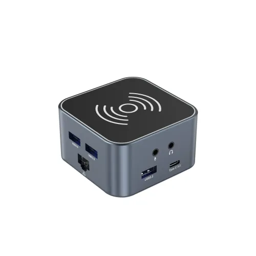 14-in-1 USB-C Docking Station with Wireless Charging