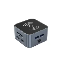 14-in-1 USB-C Docking Station with Wireless Charging