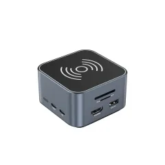 14-in-1 USB-C Docking Station with Wireless Charging