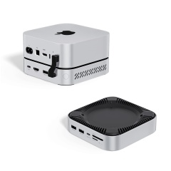 Mac Mini M4 Docking Station: 9-in-1 Hub with M.2 SSD Slot
