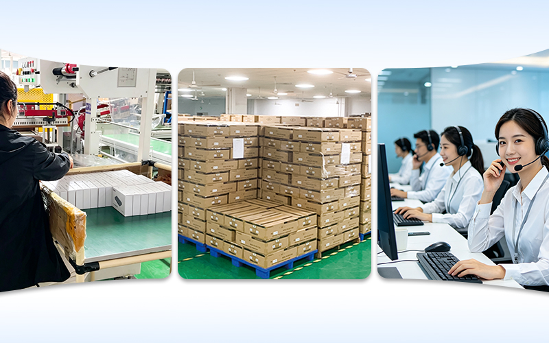 After-sales packaging and warehouse image