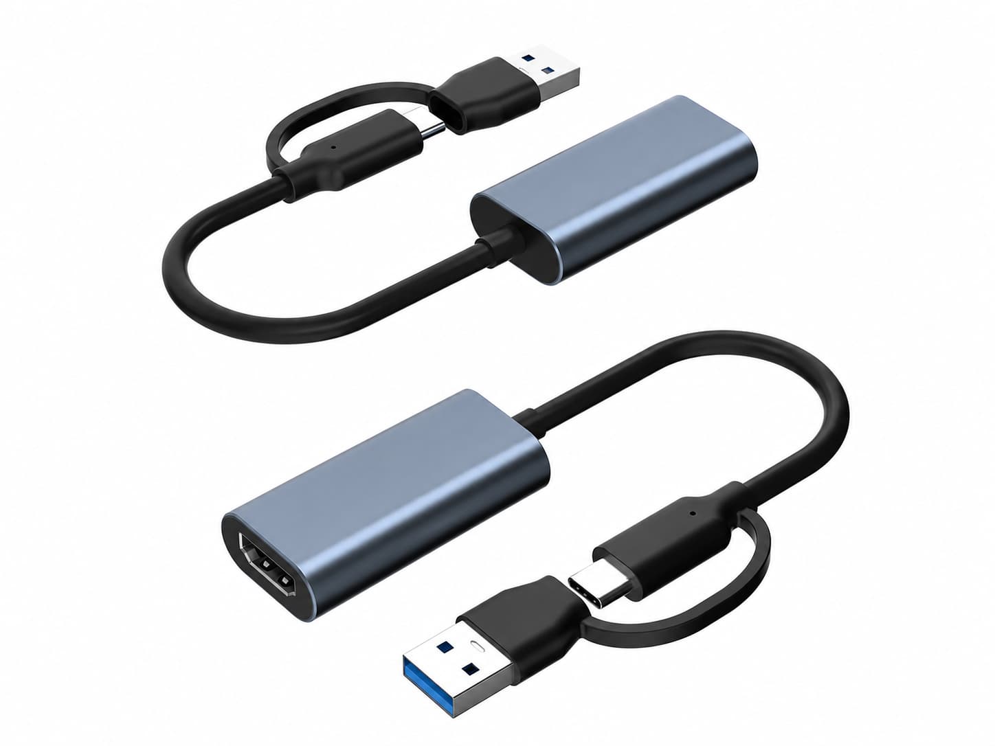 External USB-A or USB-C HDMI capture card