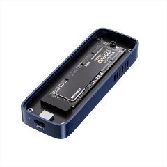 DEM040M1 USB-C 20Gbps M.2 SSD Enclosure | NVMe SATA Dual Protocol