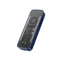 DEM040M1 USB-C 20Gbps M.2 SSD Enclosure | NVMe SATA Dual Protocol