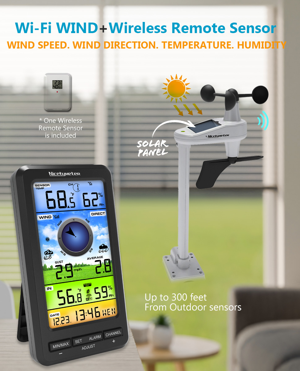 Home Weather Station with Wind Speed