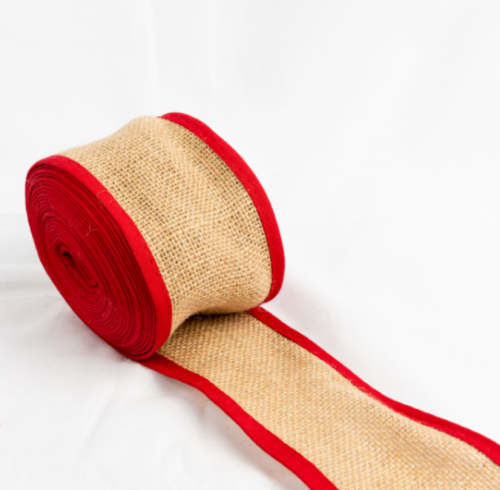 CHRISTMAS RED JUTE ROLL
