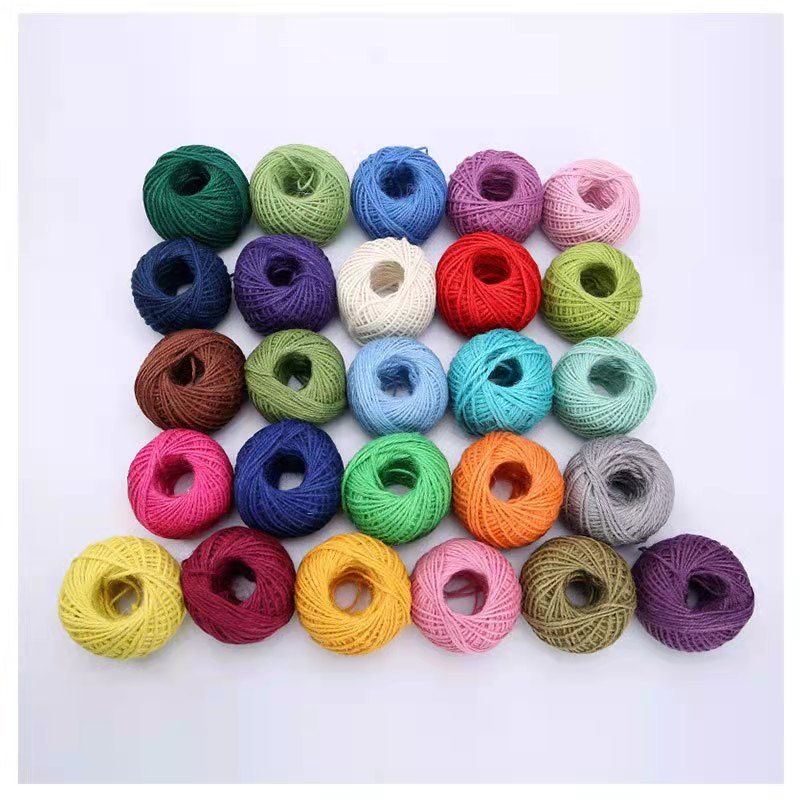 JUTE ROPE DYED 2PLY X50M ZJNC207A