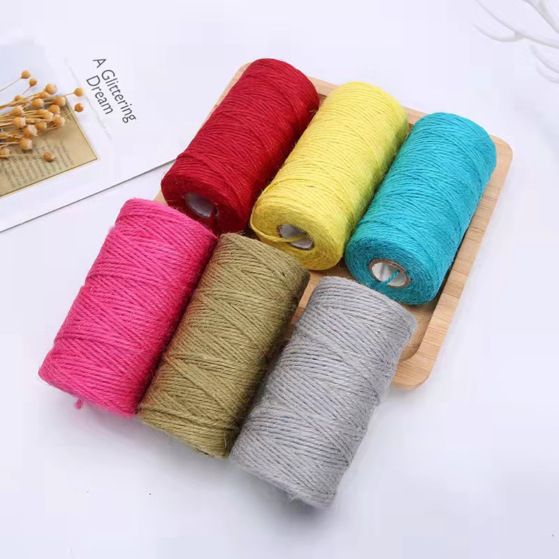 JUTE ROPE DYED 2PLY x100M ZJNC204A