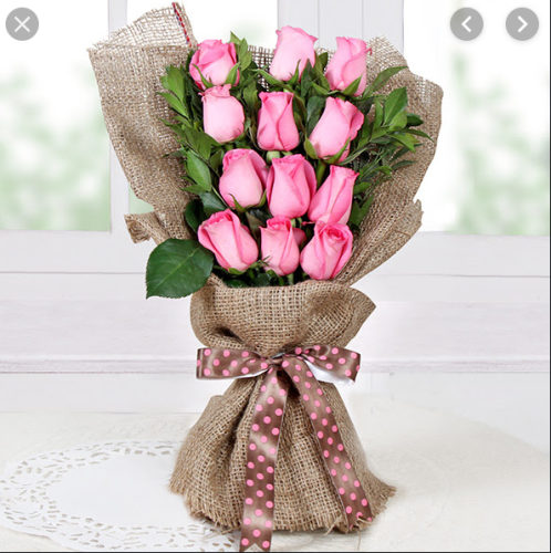JUTE FLOWER WRAPPER #33