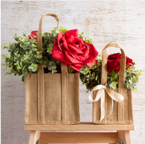 JUTE BAG FOR FLOWER